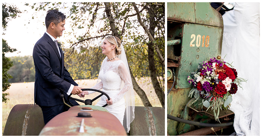 rustic wedding at hillcreek farm