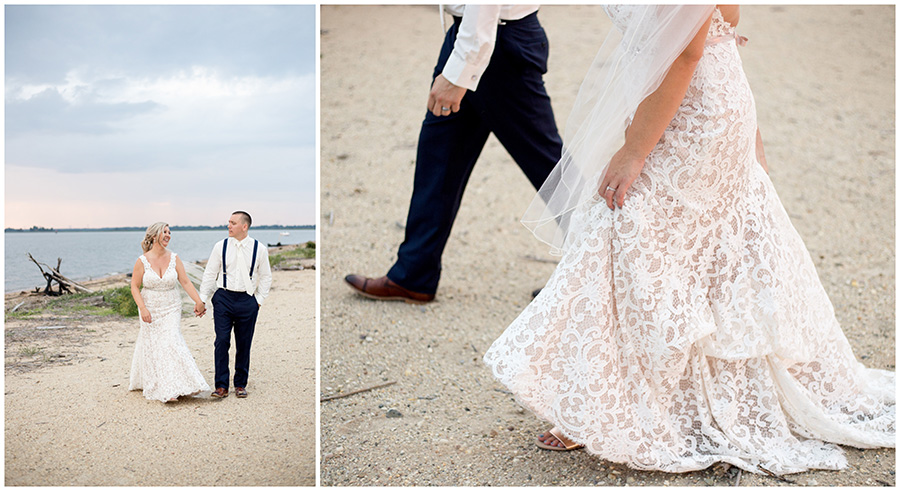 beach wedding in south jersey at the inn at salem country club