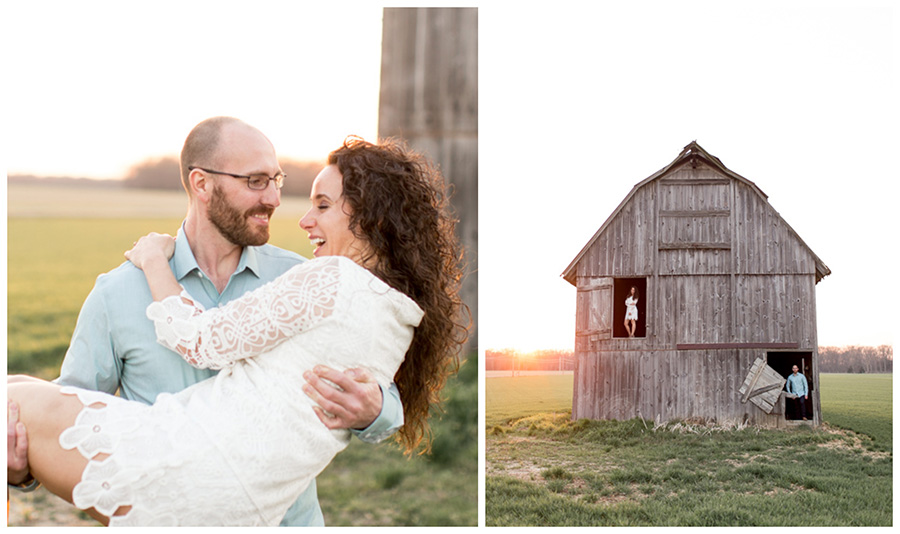 couple in the south jersey barn