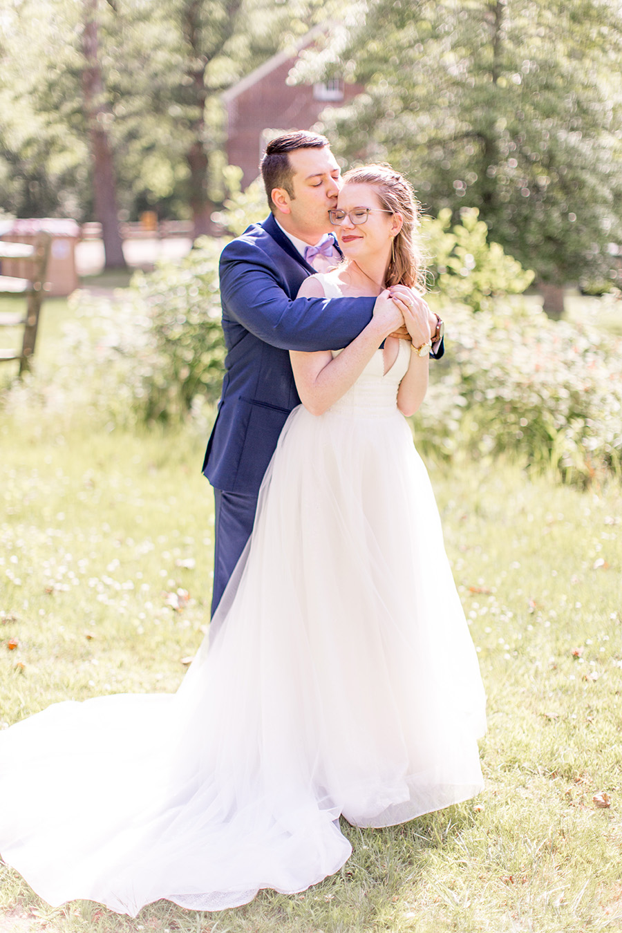 wedding portraits at allaire state park