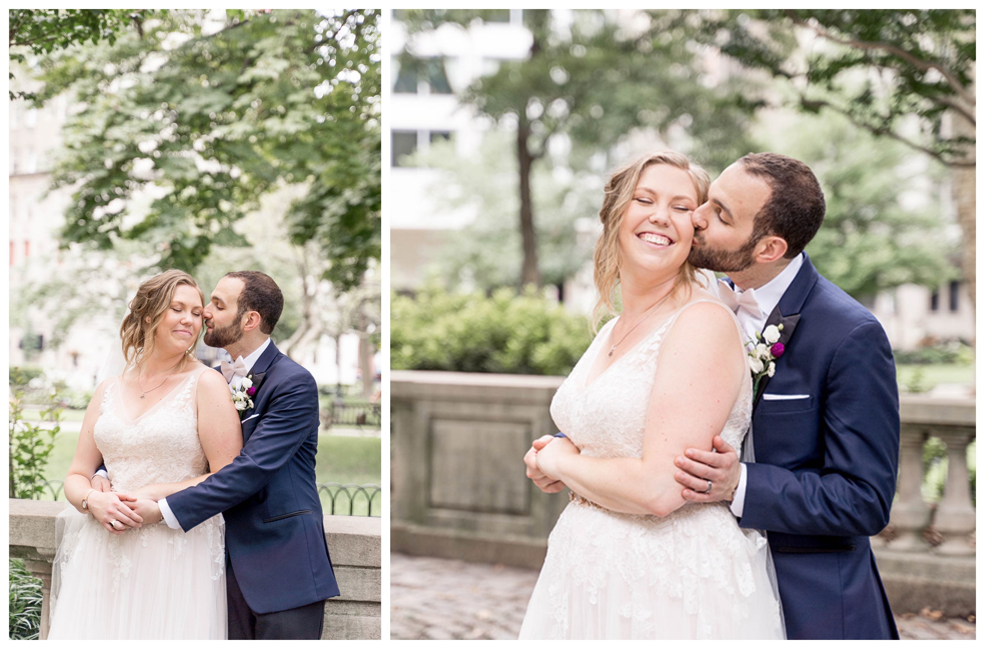 natural light bride and groom portraits