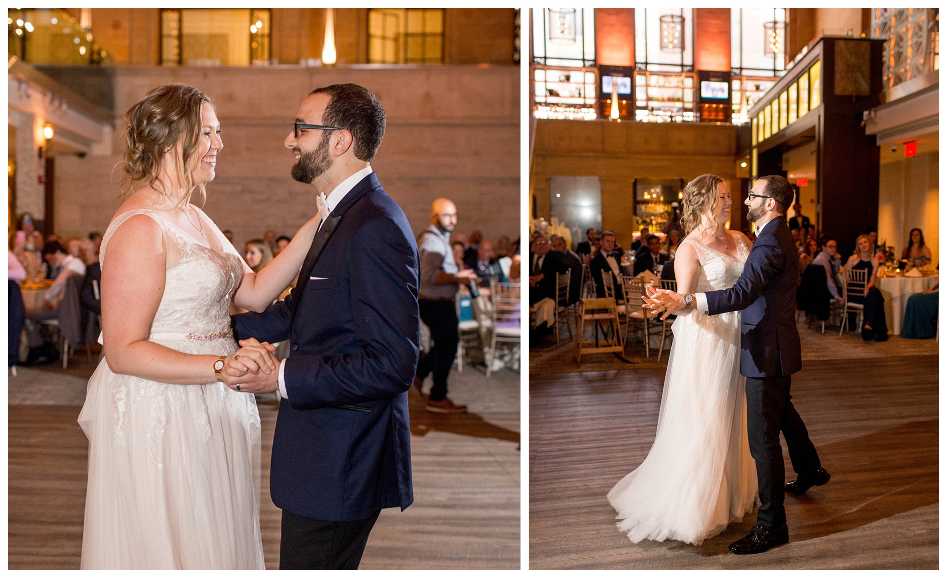 couple's first dance at union trust