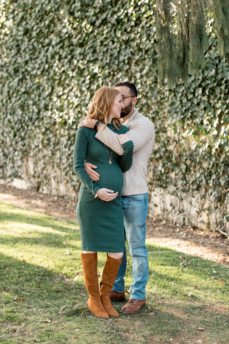 maternity photography at longwood gardens