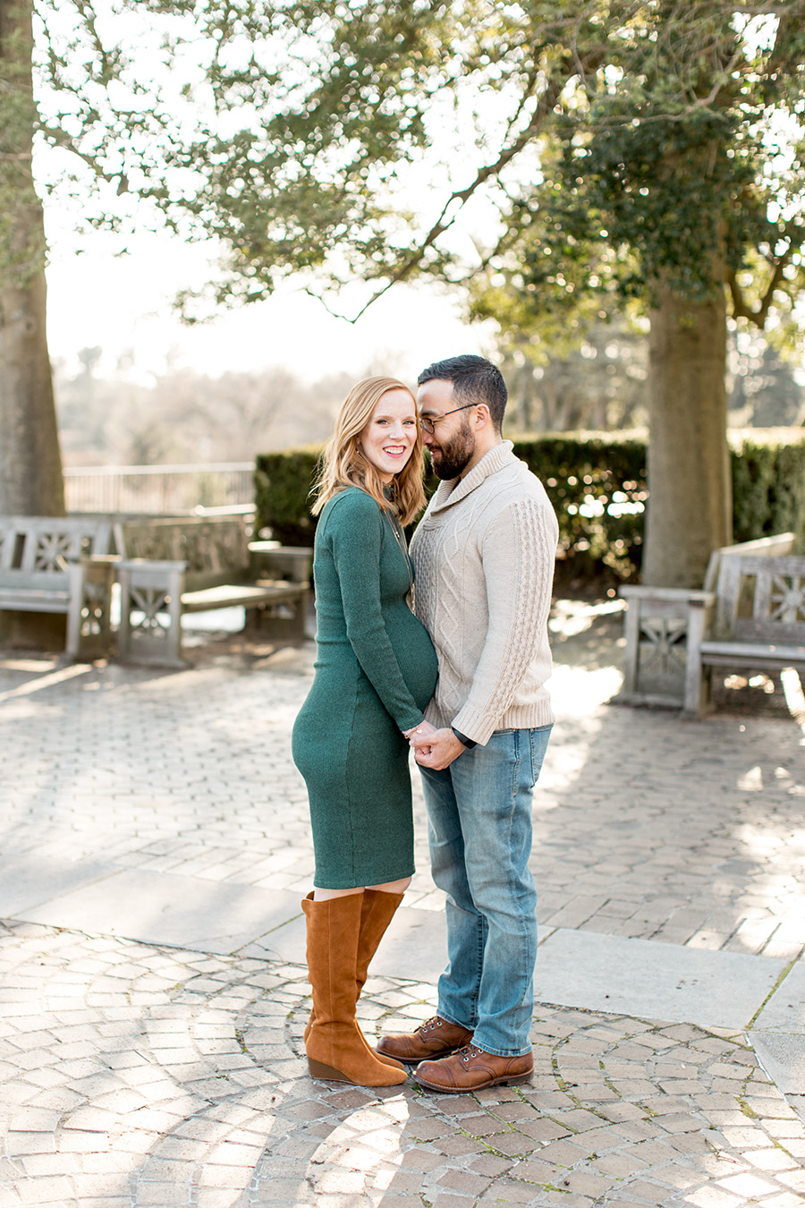 winter maternity session in pa