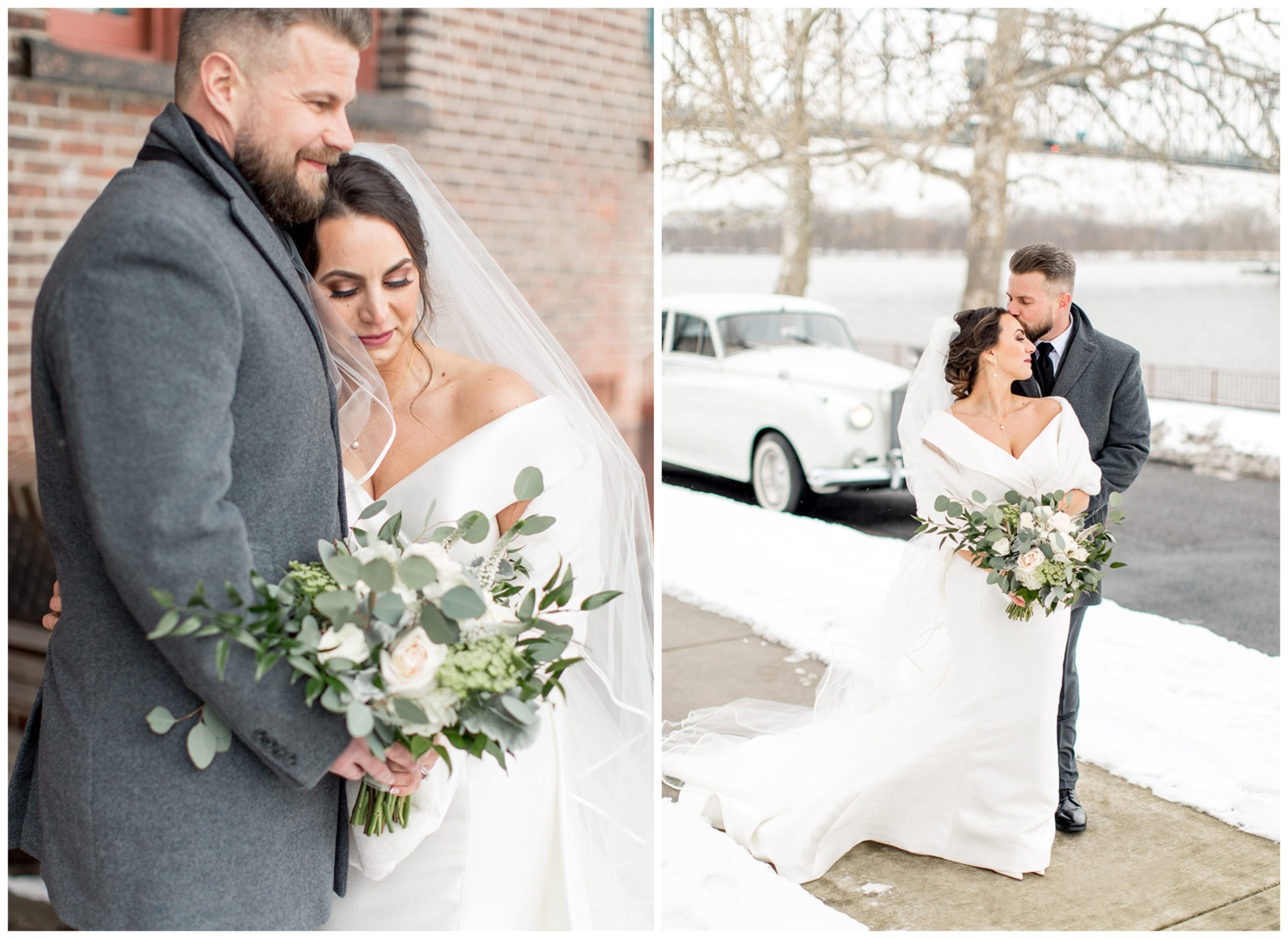 Dana & John | Classic & Snowy Winter Wedding - Petal & Glass Photography